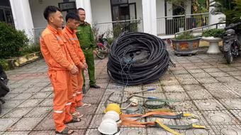 Bắt nhóm đối tượng giả là thợ điện trộm cắp tài sản
