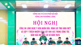 'Kim chỉ nam' để cán bộ, chiến sĩ Công an phường Láng hoàn thành xuất sắc nhiệm vụ