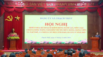 Triển khai kế hoạch đánh giá, xếp loại chất lượng đối với tổ chức Đảng 