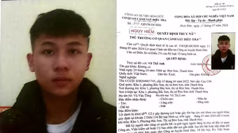 Truy nã đối tượng cố ý gây thương tích