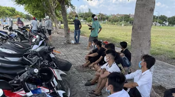 Xử lý nhiều đối tượng tụ tập, điều khiển xe máy gây rối trật tự công cộng 