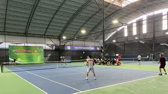 Khai mạc Giải Quần vợt Công an thành phố Hà Nội năm 2025