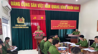 Công an phường Yên Nghĩa phát động phong trào thi đua “Ba nhất”