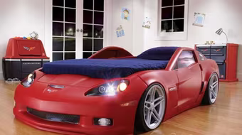 "Ngất ngây" với "giường xe đua" Corvette cực độc