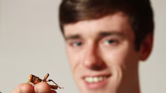  Cậu sinh viên đã ăn 16.000 côn trùng thay thịt động vật 