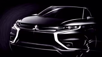 Mitsubishi Outlander PHEV Concept-S lộ “ảnh nóng” trước ngày ra mắt