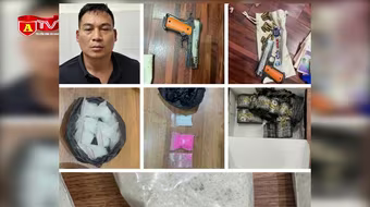 Đột kích ổ nhóm "mở tiệc ma tuý" trong khách sạn, thu giữ hơn 2,2 kg ma tuý tổng hợp