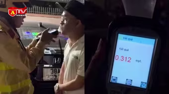 Công an ‘rởm’ bị bắt sau khi kiểm tra nồng độ cồn