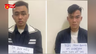 Nhanh chóng bắt giữ 2 đối tượng khống chế cướp tài sản