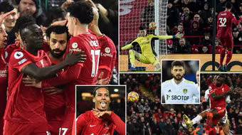 Vùi dập Leeds, Liverpool bám sát Man City