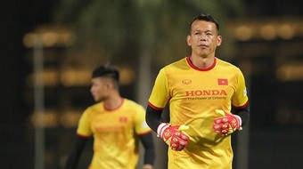 Thủ môn Tấn Trường được HLV Park gọi trở lại tuyển Việt Nam