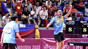 Bóng bàn Việt Nam giành HCV sau 26 năm ở SEA Games