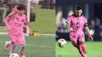 Xem con trai Messi độc diễn ghi bàn ấn tượng