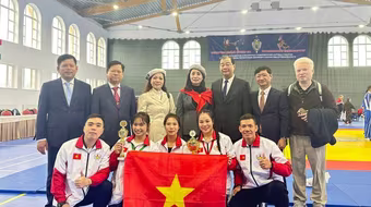 Thể thao Công an nhân dân Việt Nam giành HCV võ thuật ở Nga