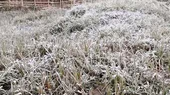 Băng giá tái xuất trên đỉnh Mẫu Sơn