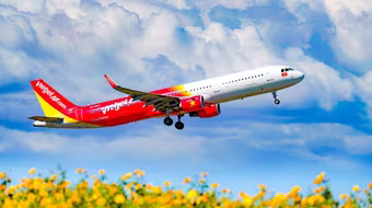 Vietjet khai thác trở lại bốn đường bay quốc tế