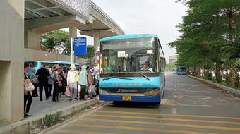 Xe buýt Transerco vận chuyển hơn 170 triệu lượt khách trong chín tháng qua