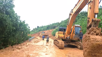 Công bố tình huống khẩn cấp về thiên tai trên đường Trường Sơn Đông