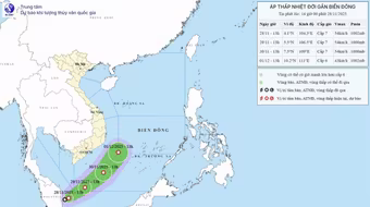 Biển Đông sắp xuất hiện một áp thấp nhiệt đới hiếm gặp