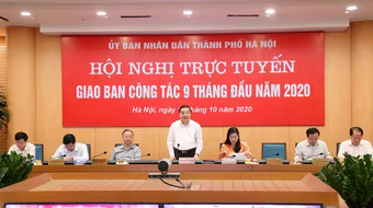 Chủ tịch UBND TP Chu Ngọc Anh phát biểu chỉ đạo