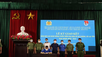 Mô hình hiệu quả của Thanh niên Công an Thủ đô giúp làng quê yên bình, phát triển