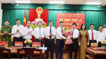 Phê chuẩn kết quả bầu ông Lê Văn Thu làm Phó Chủ tịch UBND huyện Phúc Thọ