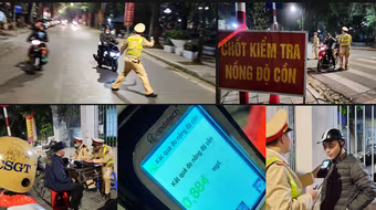 Vi phạm nồng độ cồn gấp 2 lần kịch khung, rồ ga định "thông chốt" 