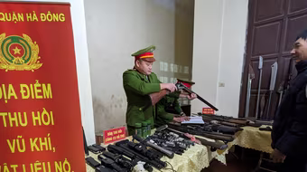 Hà Nội đôn đốc việc thi hành Luật Quản lý, sử dụng vũ khí, vật liệu nổ và công cụ hỗ trợ 