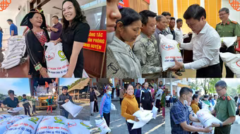 Mang những bữa cơm sẻ chia tới đồng bào vùng lũ ở Tuyên Quang, Hà Giang