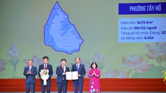 Danh sách chính thức Bí thư và Chủ tịch UBND 126 xã, phường mới ở Hà Nội