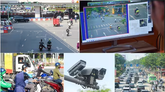 Cận cảnh loạt camera công nghệ AI mới được lắp đặt ở Hà Nội để xử phạt vi phạm giao thông