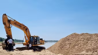 Hà Nội không đấu giá 3 mỏ cát để đảm bảo vật liệu dự án trọng điểm