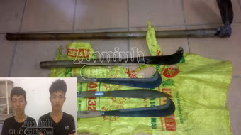 Mâu thuẫn khi hát karaoke, hai anh em ruột hung hăng vác dao chém người