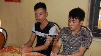 Hai nam thanh niên đánh người dã man để cướp tài sản