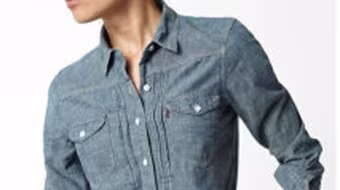 Đơn giản với áo sơ mi  từ chất liệu chambray