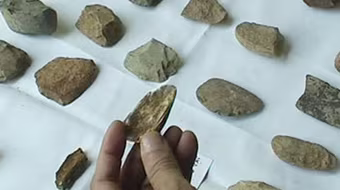 Phát hiện dấu tích người tiền sử 