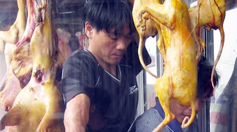 “Thịt thú rừng” vẫn lủng lẳng ở chùa Hương