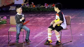 Sân chơi cho các em nhỏ muốn làm MC