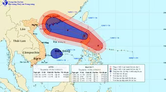 “Siêu bão” tiến nhanh vào biển Đông
