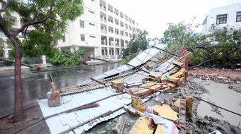 Tan hoang sau bão số 11