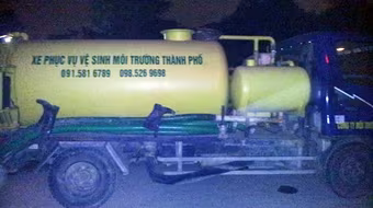 Xả trộm chất thải xuống cống ngầm