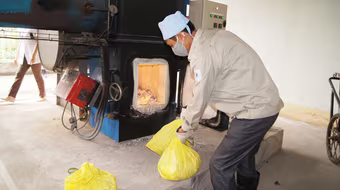 Cơ sở y tế không có hệ thống xử lý chất thải