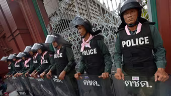 Thái Lan triển khai lực lượng đối phó biểu tình