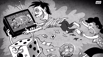 Đừng để tan cửa nát nhà vì bóng đá