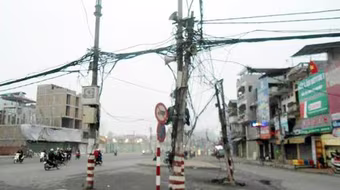 22 tỷ đồng hạ ngầm hệ thống điện trục đường Tân Mai