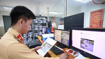 Lái xe ô tô không nộp phạt vi phạm giao thông có thể bị từ chối đăng kiểm