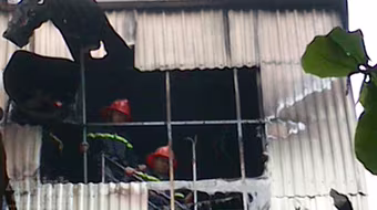 Toàn cảnh vụ cháy ở phố phụ tùng ô tô lớn nhất Hà Nội