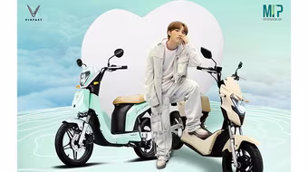 Giải mã sức hút của mẫu xe máy điện hot nhất tháng 12 VinFast kết hợp M-TP Entertainment