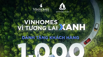 Vinhomes tặng 1.000 ô tô điện VinFast cho khách hàng