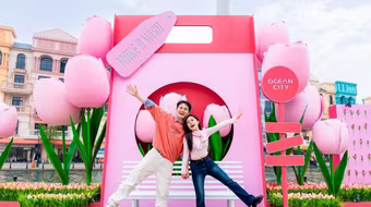 ‘Xin vía’ ngày Valentine, giới trẻ đổ về Ocean City tận hưởng thiên đường tình yêu ngọt lịm tim